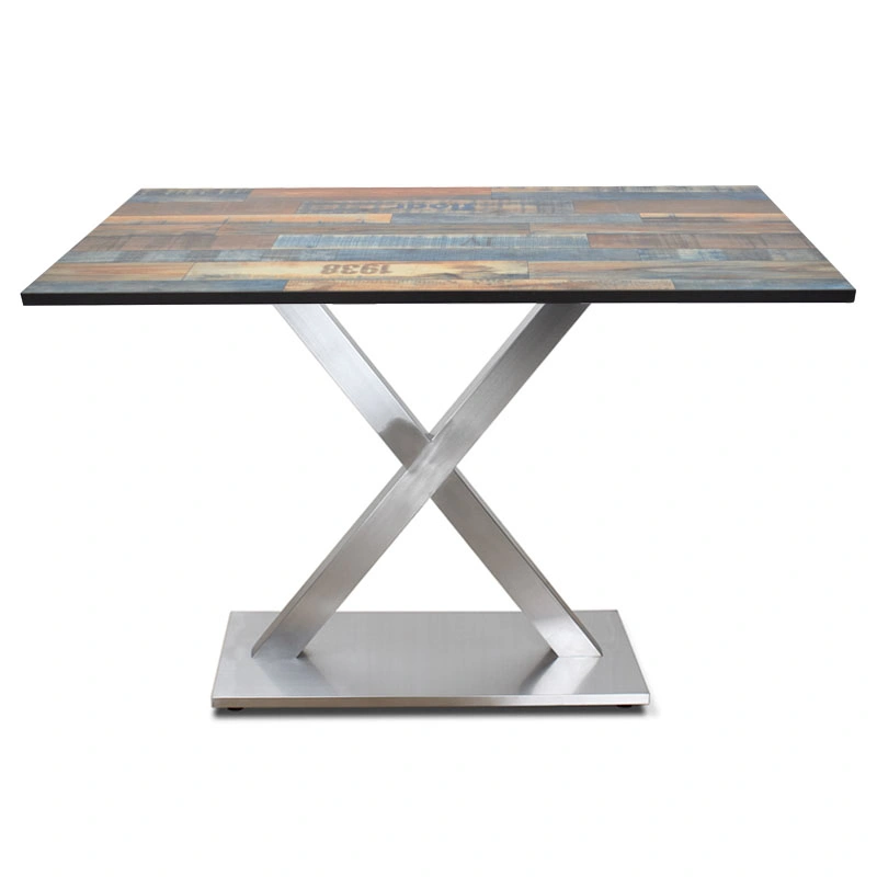 Customized with High Quality Shape X Modern Steel Table Base for Sale