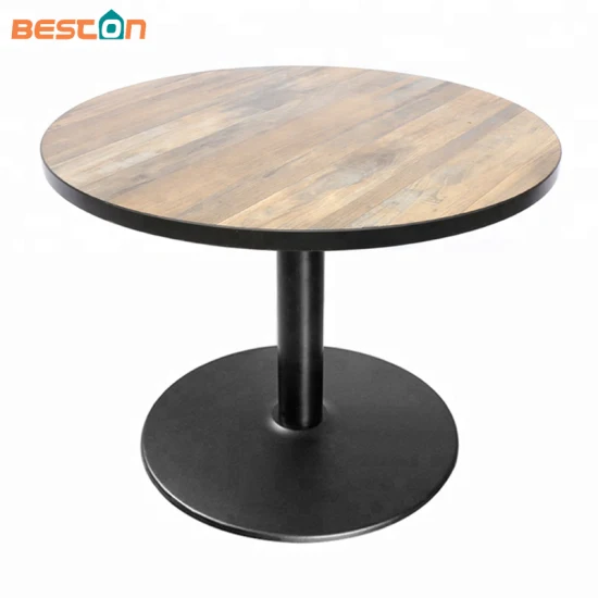 Base de mesa superior exclusiva personalizada disponível em ferro fundido