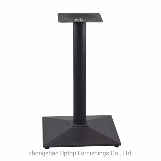 Base de mesa em ferro fundido preto para mesa de jantar (SP
